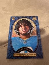 Omarion Hampton 2025 Panini Mosaic Micro Mosaic card