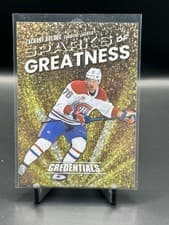2025-26 Upper Deck Credentials Sparks of Greatness Zachary Bolduc #SG-23 card