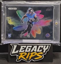 2025 Panini Prizm Draft Picks Black Color Blast Ashton Jeanty #8 card