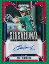 2025 Panini Prizm Sensational Signatures Colt Emerson #SS-CE card