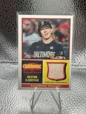 2025 Topps Heritage Clubhouse Collection Relics Heston Kjerstad #CCR-HK card