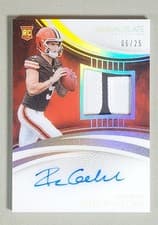 2025 Panini Immaculate Rookie Patch Autographs Dillon Gabriel #109 card