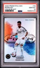 2025 Panini Prizm FIFA Club World Cup Color Blast Rodrygo #16 card