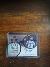 AJ Storr 2024-25 Bowman University Chrome Eye Test Autographs card