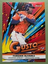 2025 Finest Gusto Yordan Alvarez #G-7 card