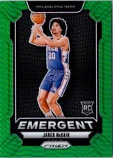 2024-25 Panini Prizm Emergent Jared McCain #19 card