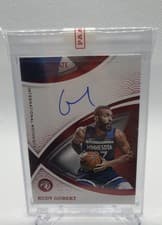 2024-25 Panini Immaculate Collection International Notoriety Signatures Set Rudy Gobert #10 card