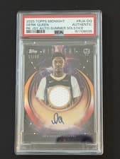 2025-26 Topps Midnight Rookie Jersey Autographs Derik Queen #RJA-DQ card