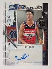 2025-26 Topps New Applicants Autographs Will Riley #NA-WR card
