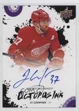 2025-26 Upper Deck Detroit Red Wings Centennial Octopus Ink J.T. Compher #OI-JC card