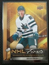 2024-25 Upper Deck NHL Firsts Shakir Mukhamadullin #NF-6 card