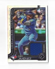 2025 Topps Real One Relics Leo Jiménez #535 card