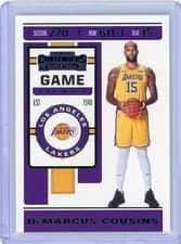 DeMarcus Cousins 2019 Panini Contenders card
