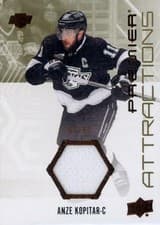 2024-25 Upper Deck Premier Premier Attractions Jersey Anze Kopitar #PA-AK card