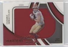 George Kittle 2022 Panini Immaculate Collection Clearly Immaculate Jerseys card