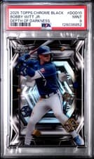 2025 Topps Chrome Black Depth of Darkness Bobby Witt Jr. #DOD-10 card