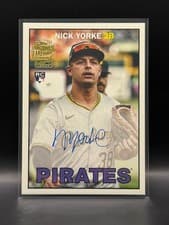 2025 Topps Archives Fan Favorite Autographs 1967 Nick Yorke #67FFA-NY card