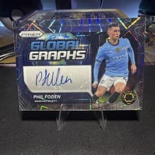 2025 Panini Prizm FIFA Club World Cup Global Graphs Phil Foden #GG-PF card