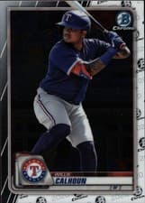 Willie Calhoun 2020 Bowman Chrome card