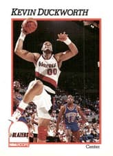 Kevin Duckworth 1991-92 Hoops Base Set card