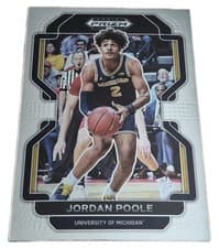 Jordan Poole 2022 Panini Prizm Draft Picks card