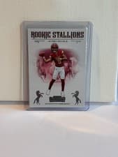 Jayden Daniels 2024 Panini Contenders Rookie Stallions card