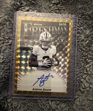 2025 Finest Finest Freshman Autographs Ashton Jeanty #FFA-AJ card