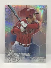 Shohei Ohtani 2018 Topps Chrome Update an International Affair card