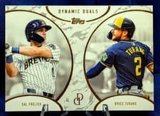 2025 Topps Dynamic Duals Base Set Sal Frelick / Brice Turang #21 card