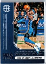 Shai Gilgeous-Alexander 2024 Panini NBA Hoops Frequent Flyers card