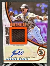 2025 Topps Update Major League Material Autographs Jackson Merrill #MLMAR-JM card