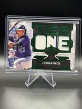 2025 Topps Tier One Die-Cut Relics Jordan Beck #T1RD-JB card
