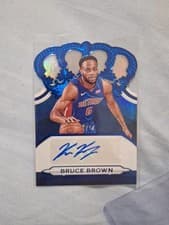 Bruce Brown 2018 Panini Crown Royale Crown Autographs Rookies card