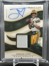 Jordan Love 2020 Panini Immaculate Collection card