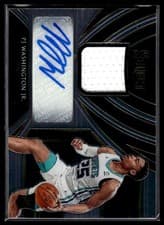 PJ Washington Jr. 2019 Panini Select Rookie Jersey Autographs card