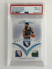 Jayson Tatum 2024-25 Panini Flawless Mastercraft card