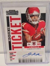 2025 Panini Select Contenders Rookie Ticket RPS Jalen Royals #18 card