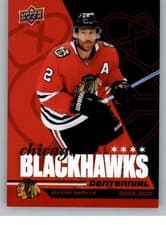 2025-26 Upper Deck Chicago Blackhawks Centennial Box Duncan Keith #26 card