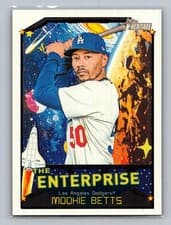 2026 Topps Heritage The Enterprise Mookie Betts #TE-MB card