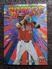 2025 Topps Chrome Logofractor Edition Power Players Elly De La Cruz #PP-16 card