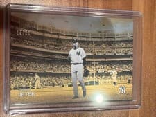 2025 Topps Black & White Golden Hour Derek Jeter #GH-02 card