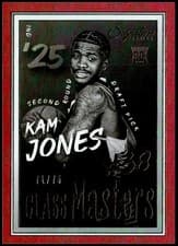 2025-26 Panini Signature Series Class Masters Kam Jones #25 card