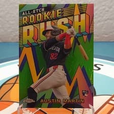 2024 Topps Chrome Update All-Etch Rookie Rush Austin Martin #CAERU-13 card