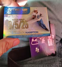Omarion Hampton 2025 Topps Signature Class First Class card