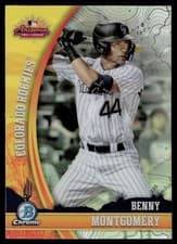 Benny Montgomery 2024 Bowman Chrome 2023 AFL Fall Stars card