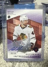 2024-25 Upper Deck Ultimate Collection Ultimate Introductions Nolan Allan #UI-NA card