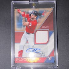 2026 Topps Major League Material Autographs C.J. Kayfus #MLM2-CK card