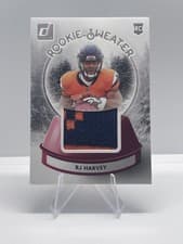 2025 Donruss Rookie Holiday Sweater RJ Harvey #SWE-RHY card