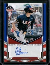 2025 Panini Stars & Stripes Collegiate National Team Signatures AJ Gracia #NTS-AG card