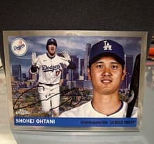 Shohei Ohtani 2025 Topps Chrome Platinum 1955 Topps City Variations card